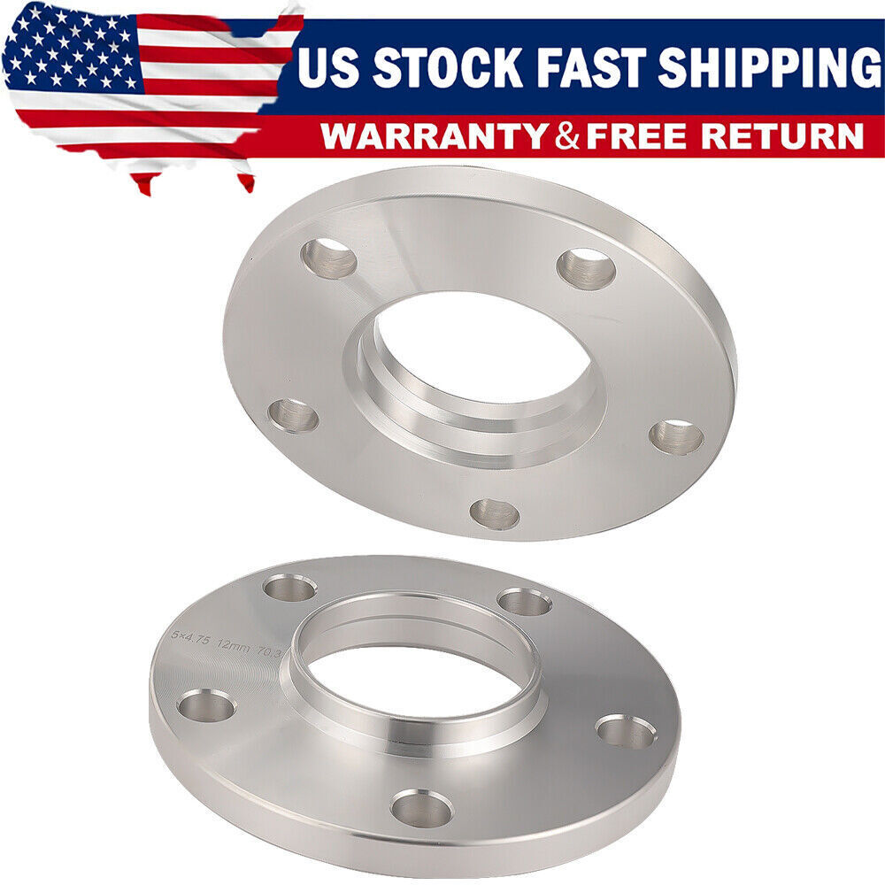 2* HUBCENTRIC WHEEL SPACERS | 5X4.75 5X120.65 5X120.7 | 70.3 CB | 12MM 0.47"