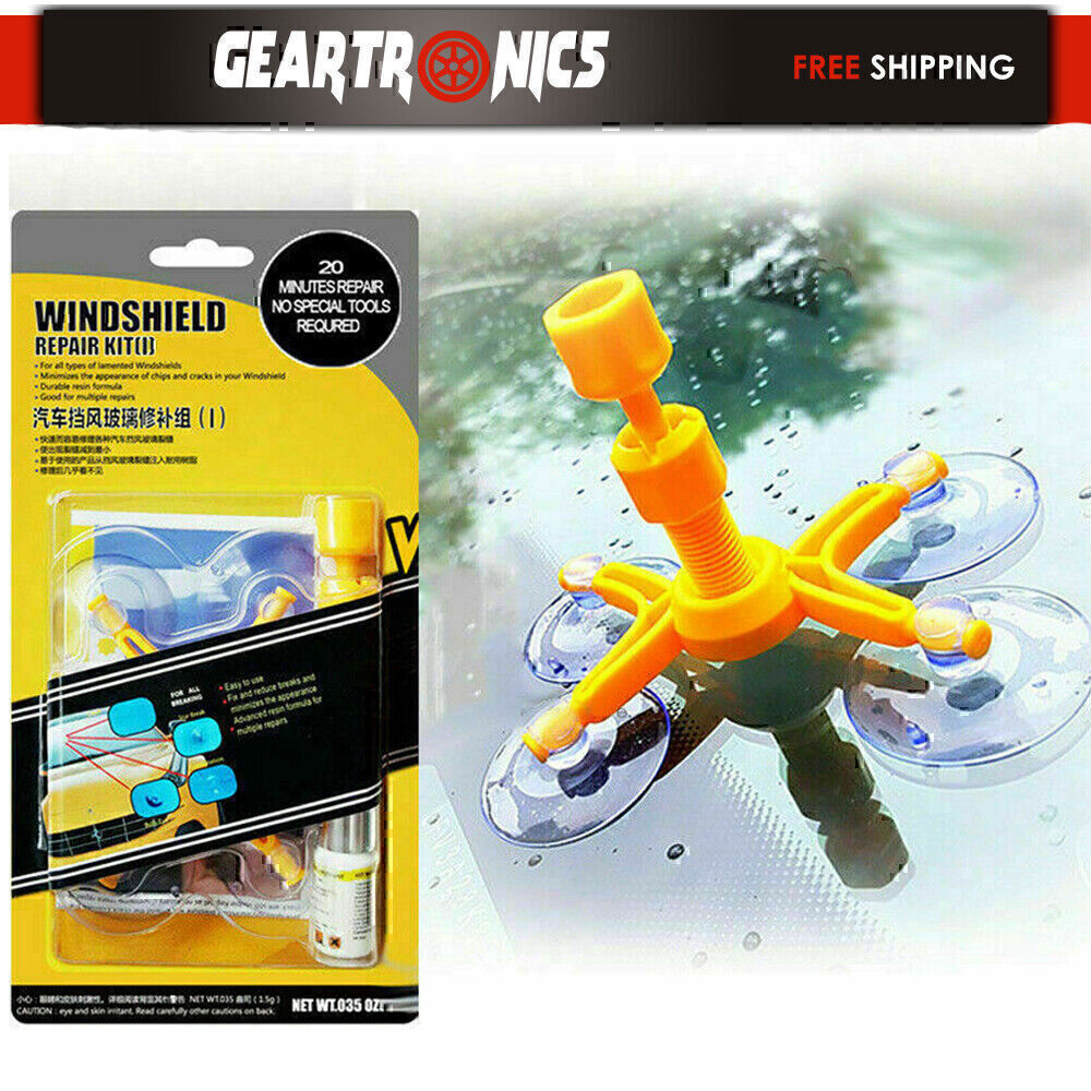 Auto Glass Nano Repair Fluid Car Windshield Resin Scratch Crack Fix Tool