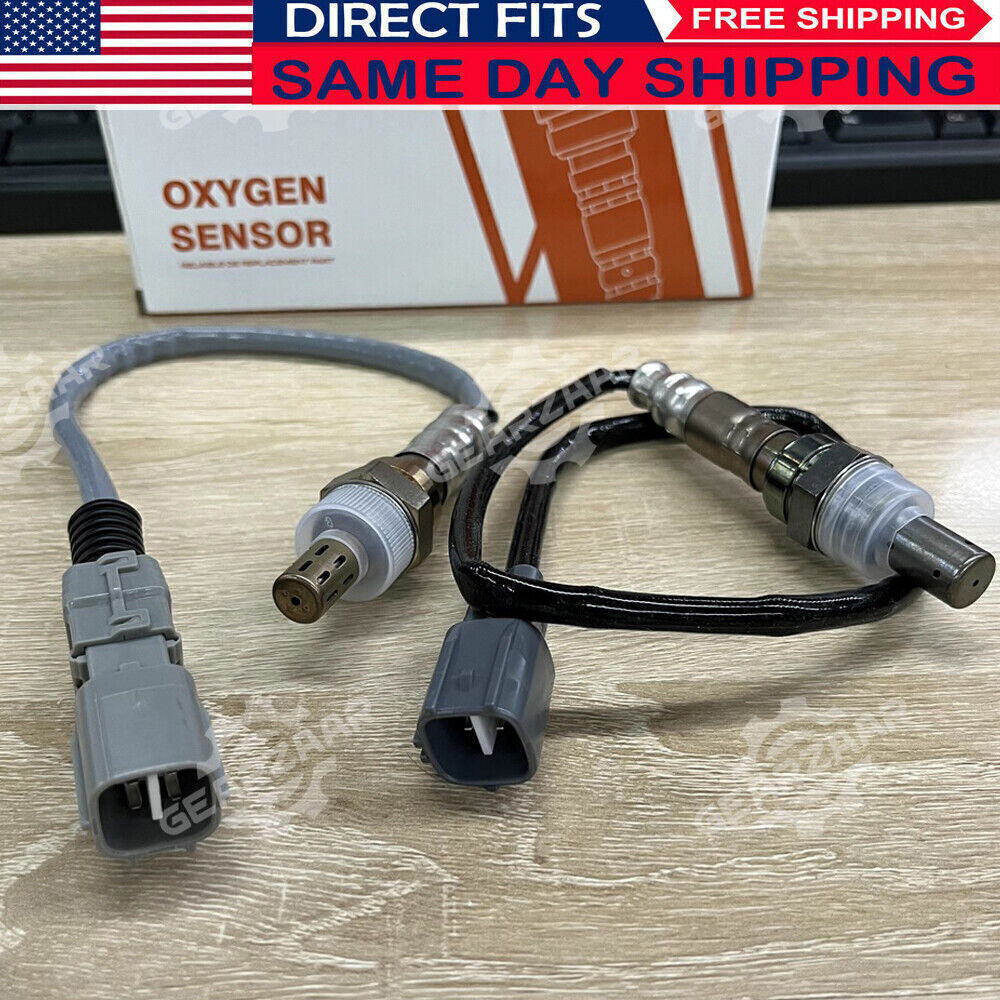 2x Air Fuel Ratio Oxygen Sensor Upstream & Down For 2002 2003 Toyota Camry 2.4L