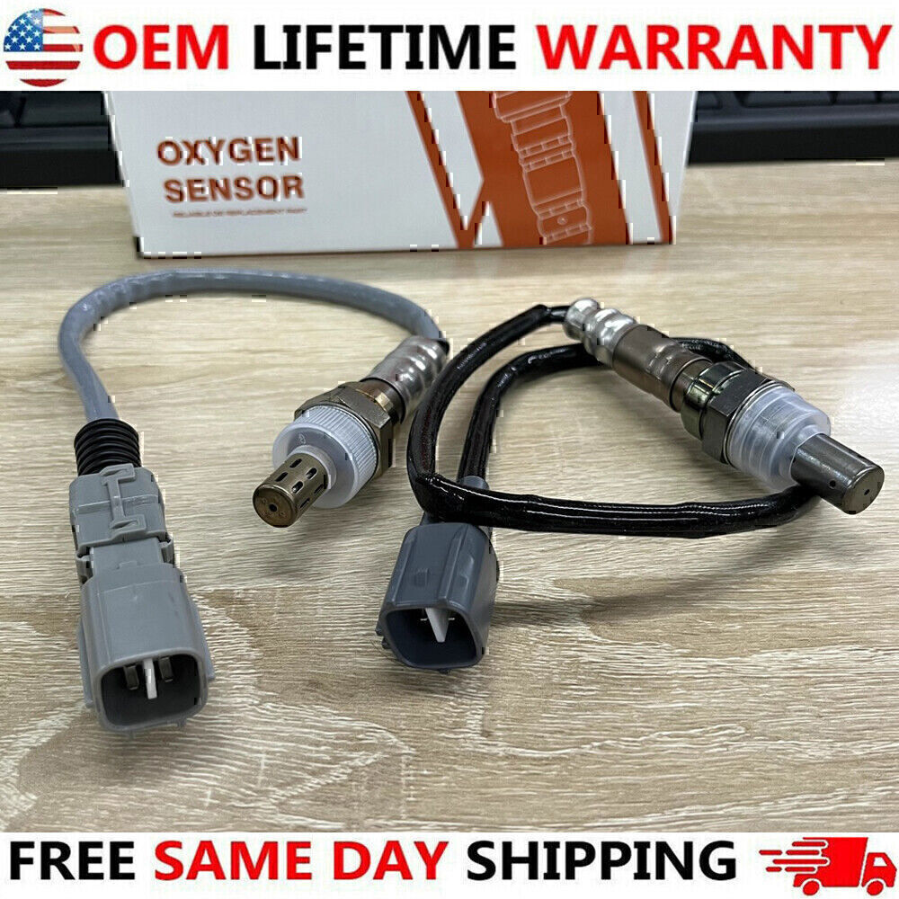 2x Air Fuel Ratio Oxygen Sensor Upstream & Down For 2002 2003 Toyota Camry 2.4L