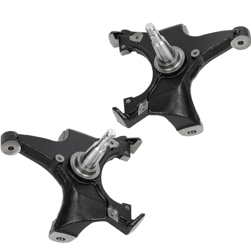 2x FOR 88-98 CHEVY SILVERADO/C1500/SIERRA EXT CAB 2WD 2" DROP SPINDLES NEW