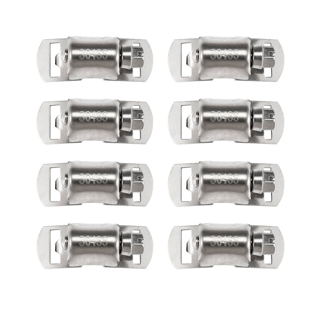 11.5FT Adjustable Large Hose Clamps Worm Gear Stainless Steel Clamp +8 Fastener