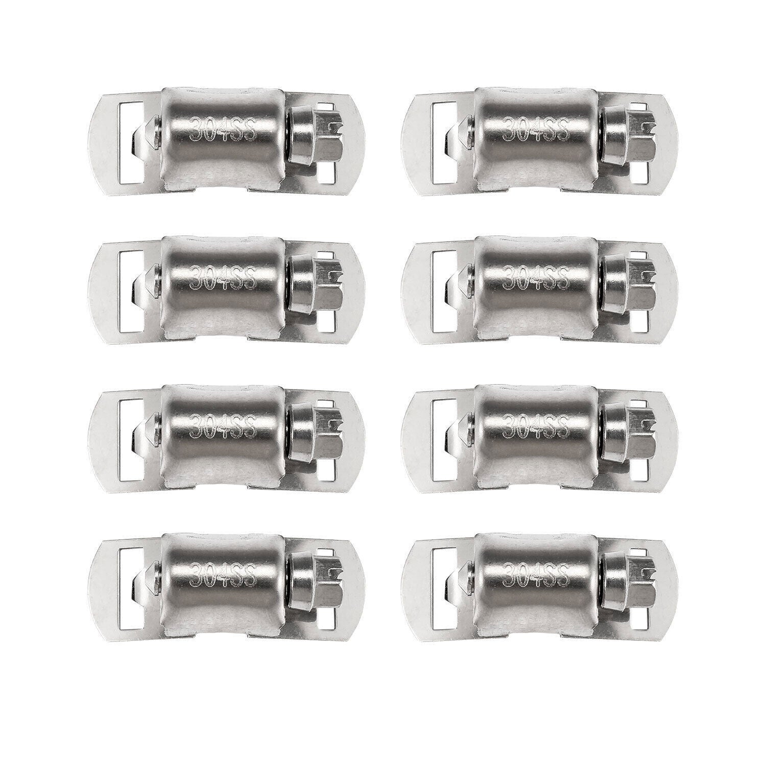 11.5FT Adjustable Large Hose Clamps Worm Gear Stainless Steel Clamp +8 Fastener