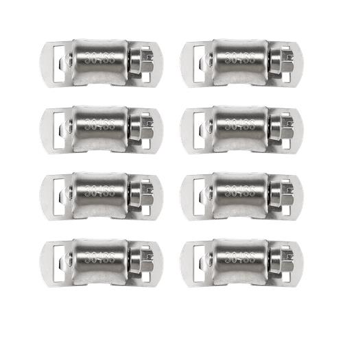 11.5FT Adjustable Large Hose Clamps Worm Gear Stainless Steel Clamp +8 Fastener