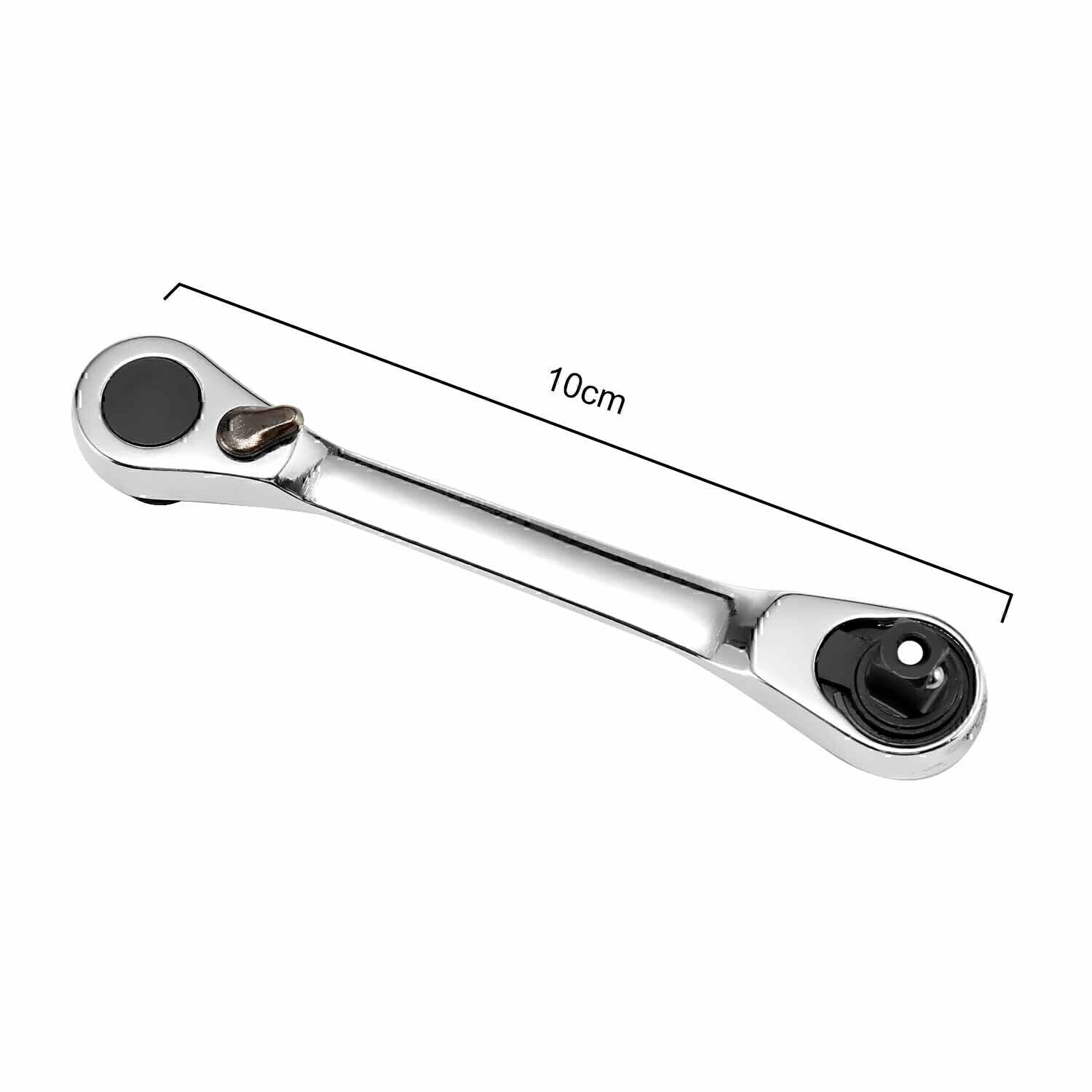 1PCS Mini 1/4inch Double Ended Quick Socket Ratchet Wrench Rod Screwdriver Bit