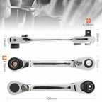 1PCS Mini 1/4inch Double Ended Quick Socket Ratchet Wrench Rod Screwdriver Bit