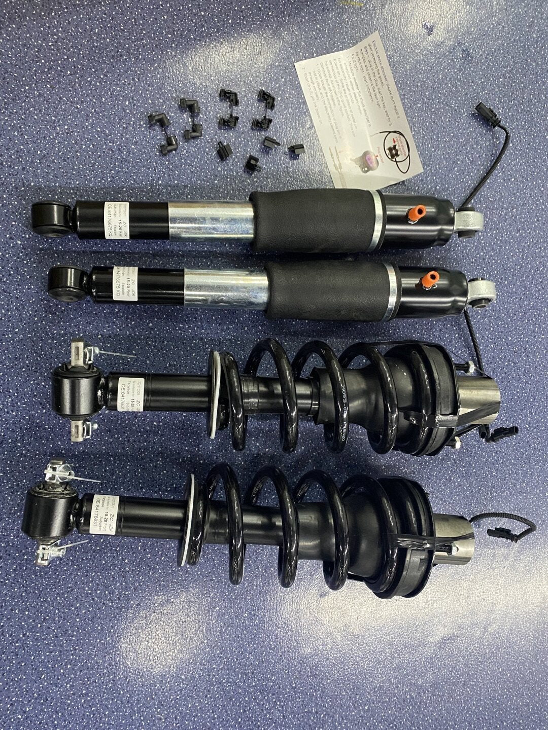 Front Strut Assys and Rear Shocks for Cadillac Escalade Suburban Yukon 2015-2020