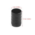 8x Tire Valve Air Dust Cover Stem Caps - Wheel Car Truck SUV Bike /Black