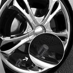 8x Tire Valve Air Dust Cover Stem Caps - Wheel Car Truck SUV Bike /Black