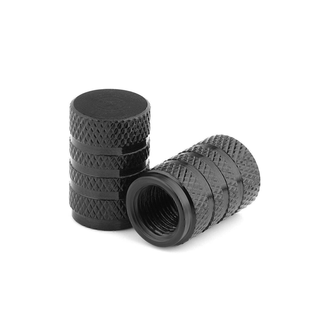 8x Tire Valve Air Dust Cover Stem Caps - Wheel Car Truck SUV Bike /Black