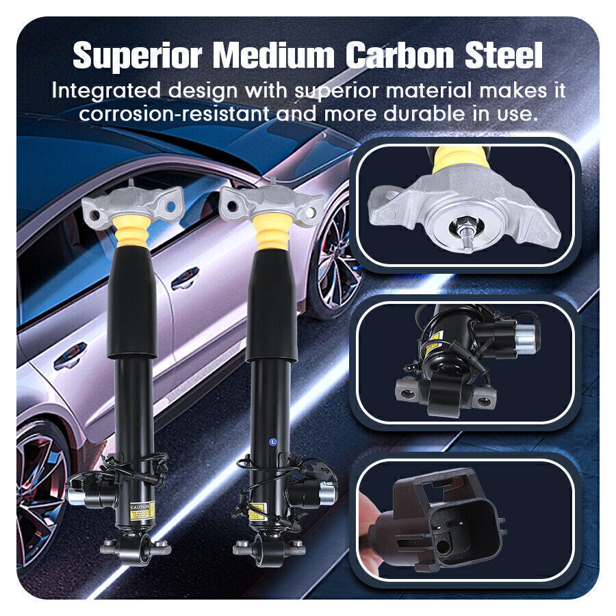 2PC Rear Shock Absorber Struts Assys For Lincoln MKZ 2013-2020 Electric ASH24635