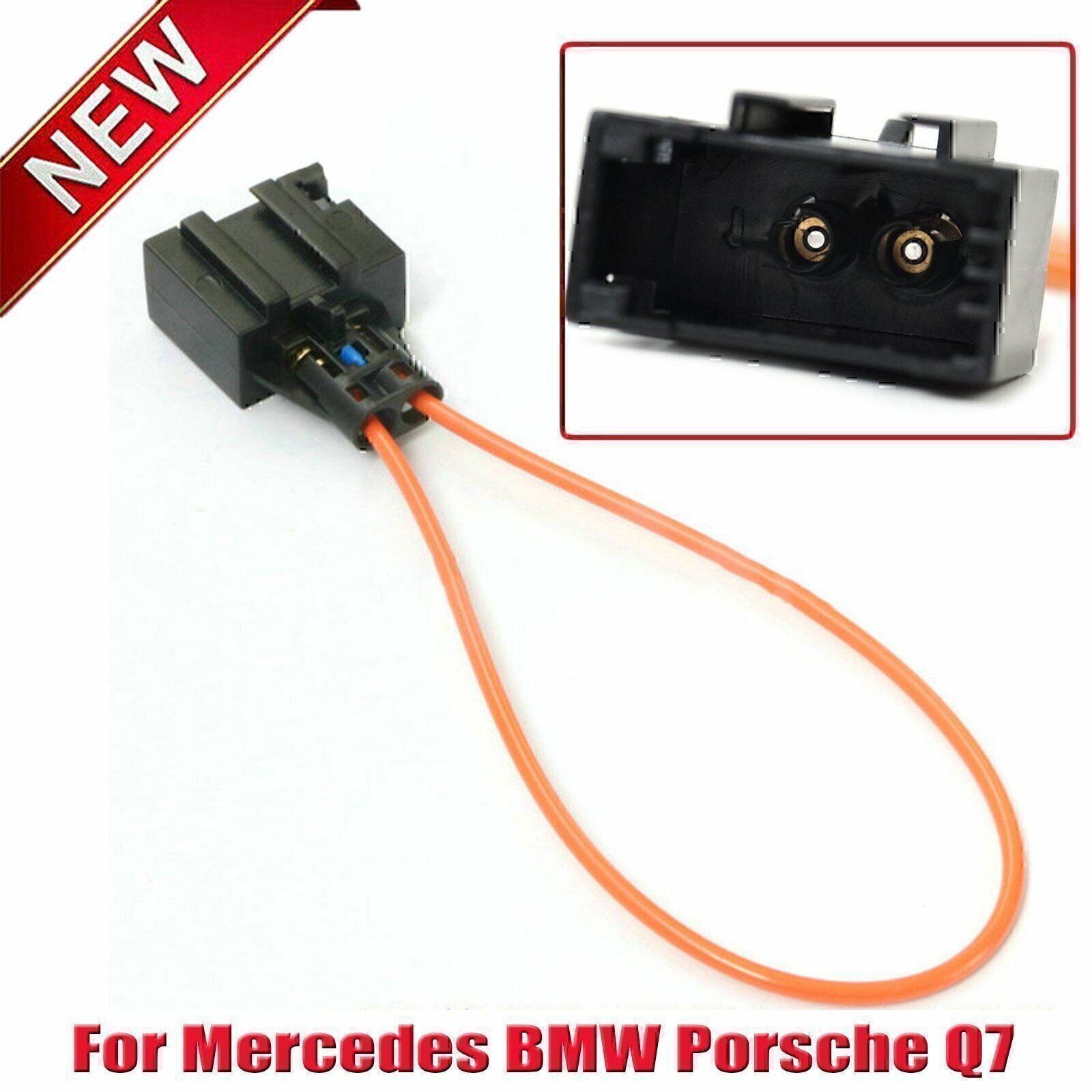 MOST Fiber Optic Optical Loop Bypass Female Adapter for Mercedes BMW Porsche US