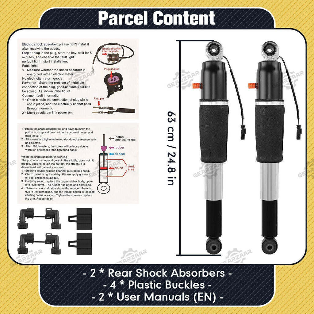 Rear Shock Absorbers w/ MagneRide 84176675 Fit for Escalade Tahoe Suburban Yukon