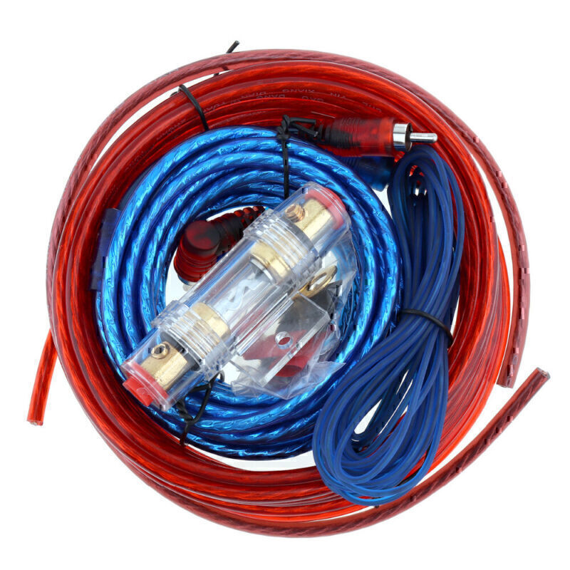 1500W Amp Auto Audio Cable Kit Amplifier Install RCA Subwoofer Sub Wiring 8Gaug!