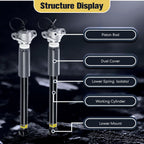 2* Rear Shock Absorbers w/Magnetic For Audi A3 S3 RS3 Quattro 2015-22 8V0513021