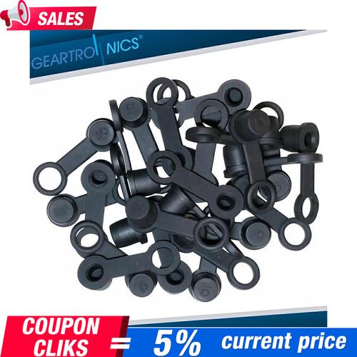 25 Pack Brake Bleeder Screw Caps Grease Zerk Fitting Cap Rubber Dust Cover USA*