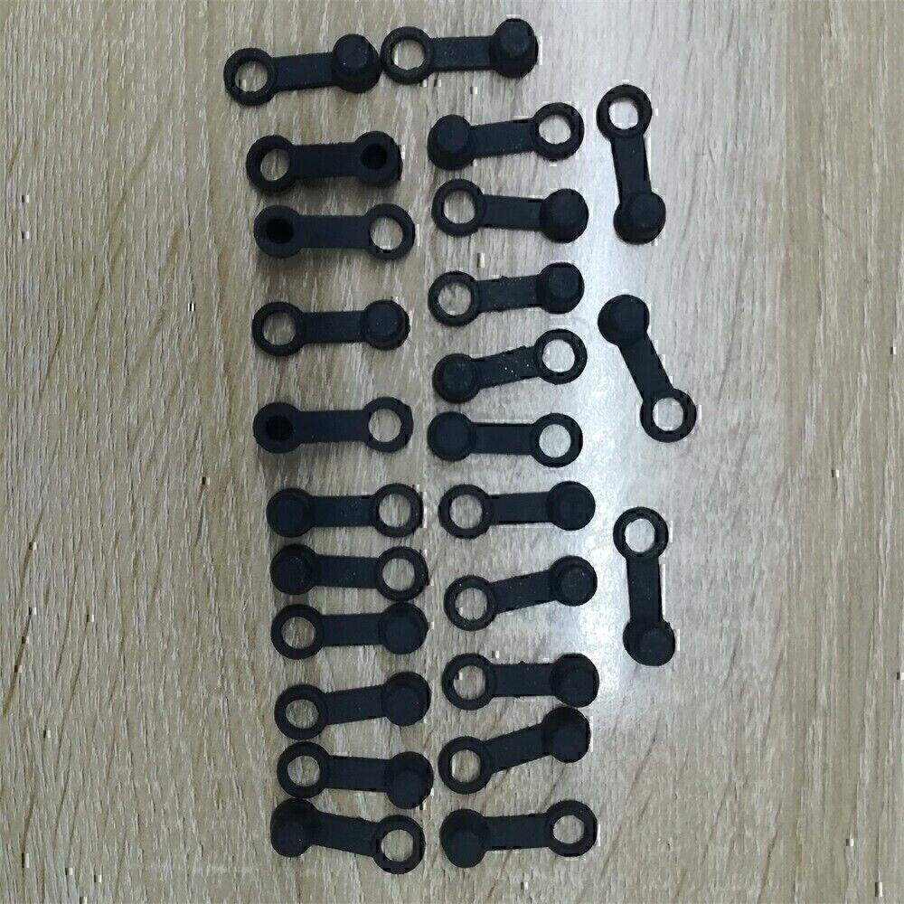 25 Pack Brake Bleeder Screw Caps Grease Zerk Fitting Cap Rubber Dust Cover USA*