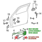 Front Left Driver Door Lock Latch Actuator Fit Toyota 01-07 Sequoia&05-06 Tundr!