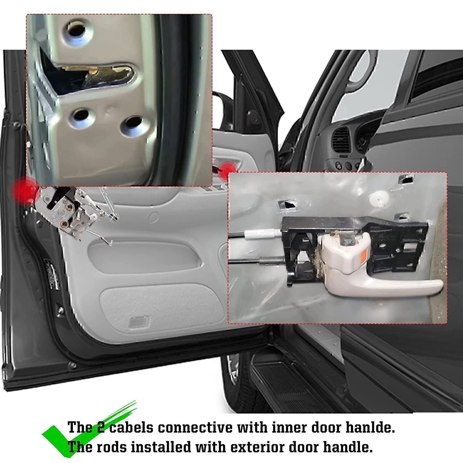 Front Left Driver Door Lock Latch Actuator Fit Toyota 01-07 Sequoia&05-06 Tundr!