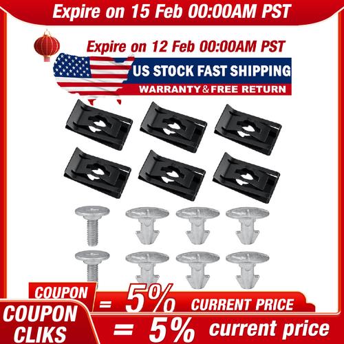 14X Engine Cover Lower Pin Screw 90674-TY2-A01 Fit Honda CR-V Civic Accord NEW