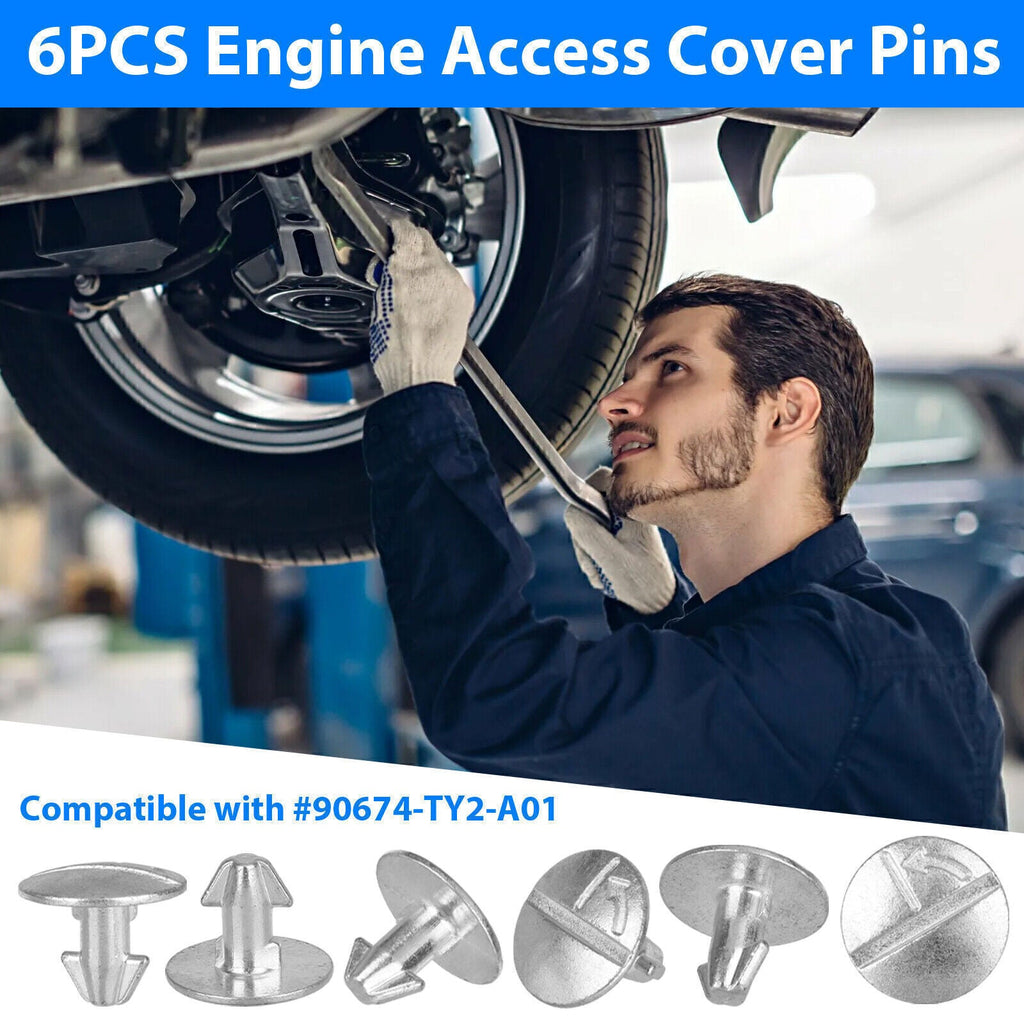 14X Engine Cover Lower Pin Screw 90674-TY2-A01 Fit Honda CR-V Civic Accord NEW