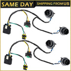 2X Headlight Wiring Harness For 2007-2014 Chevrolet Silverado 2500 HD 25962806