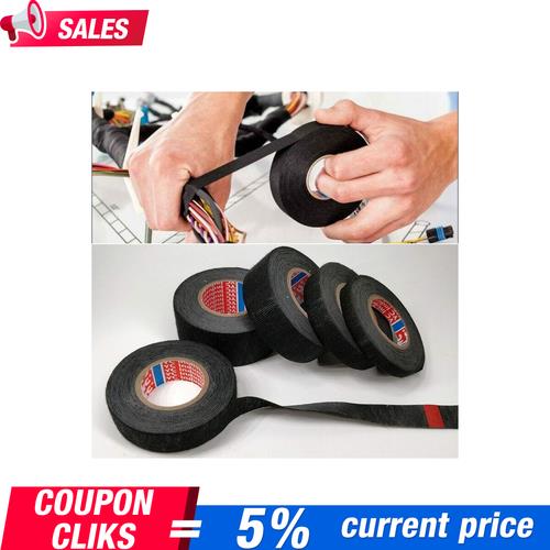 4Pcs Cloth Tape Wire Electrical Wiring Harness Car Auto SUV Truck 19mm*15m US/