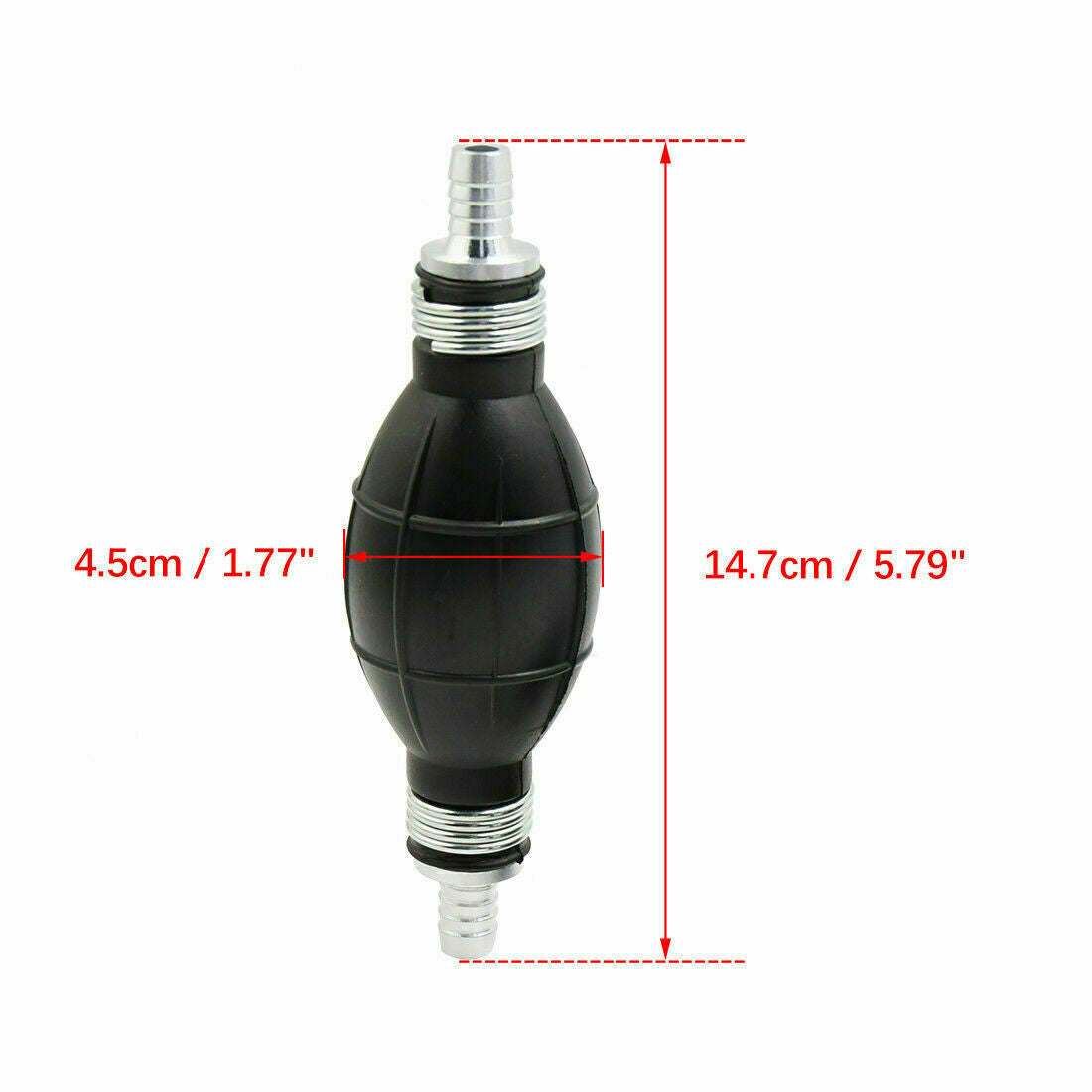 3/8-Inch Marine Fuel Line Hand Primer Bulb for Boat Outboard