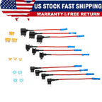10pcs 12V Car Add-a-Circuit Fuse Adapter w/ Standard Mini TAP Blade Fuse Holder!