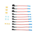 10pcs 12V Car Add-a-Circuit Fuse Adapter w/ Standard Mini TAP Blade Fuse Holder!