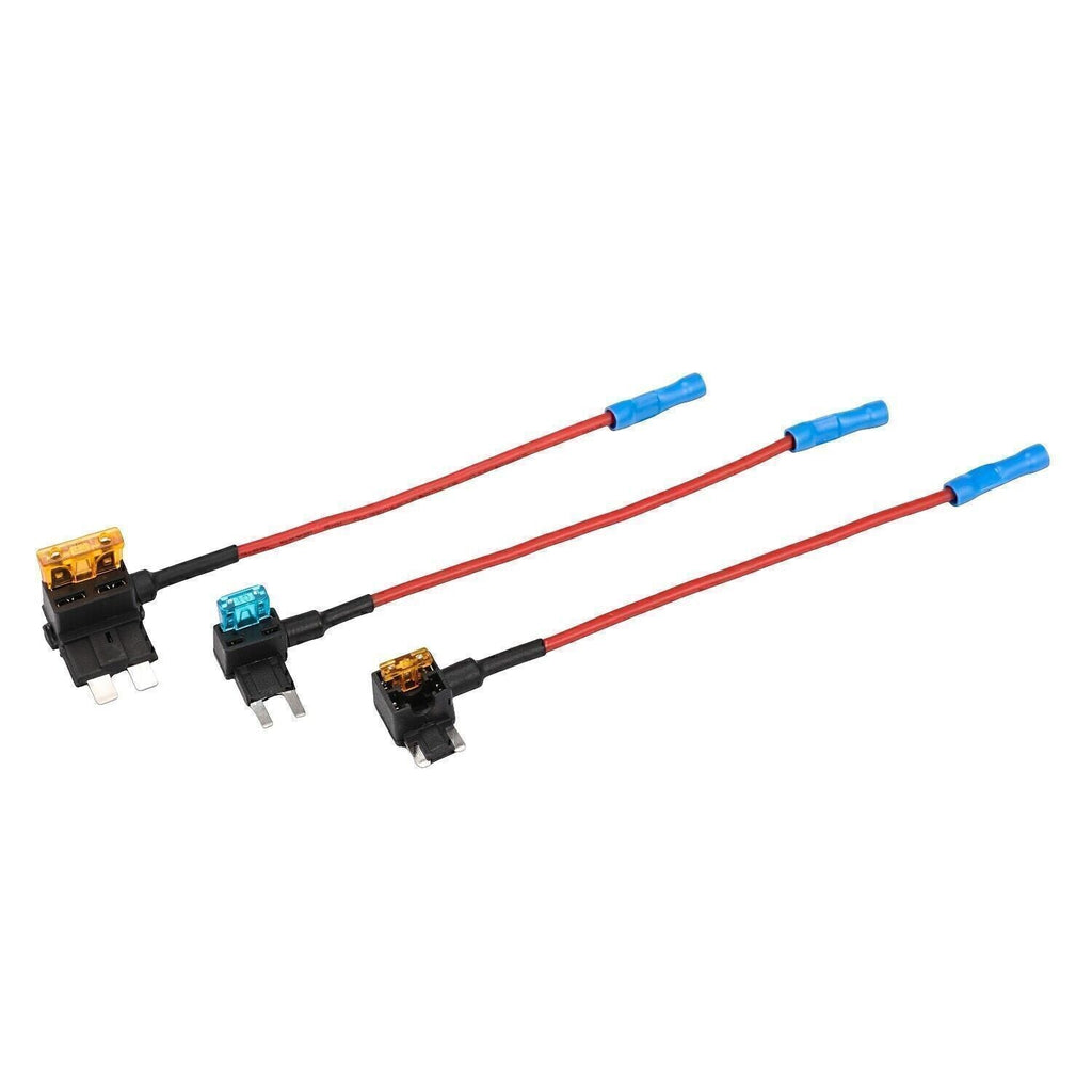 10pcs 12V Car Add-a-Circuit Fuse Adapter w/ Standard Mini TAP Blade Fuse Holder!