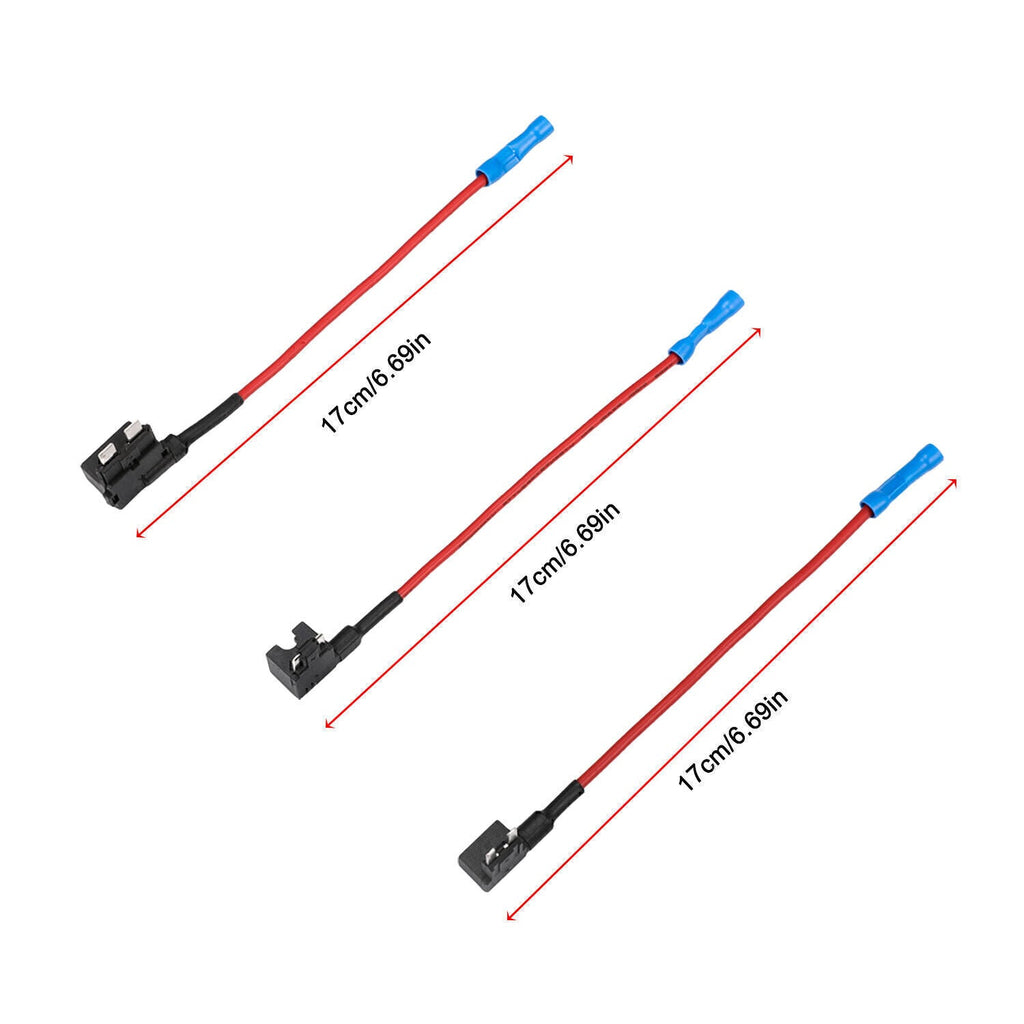 10pcs 12V Car Add-a-Circuit Fuse Adapter w/ Standard Mini TAP Blade Fuse Holder!