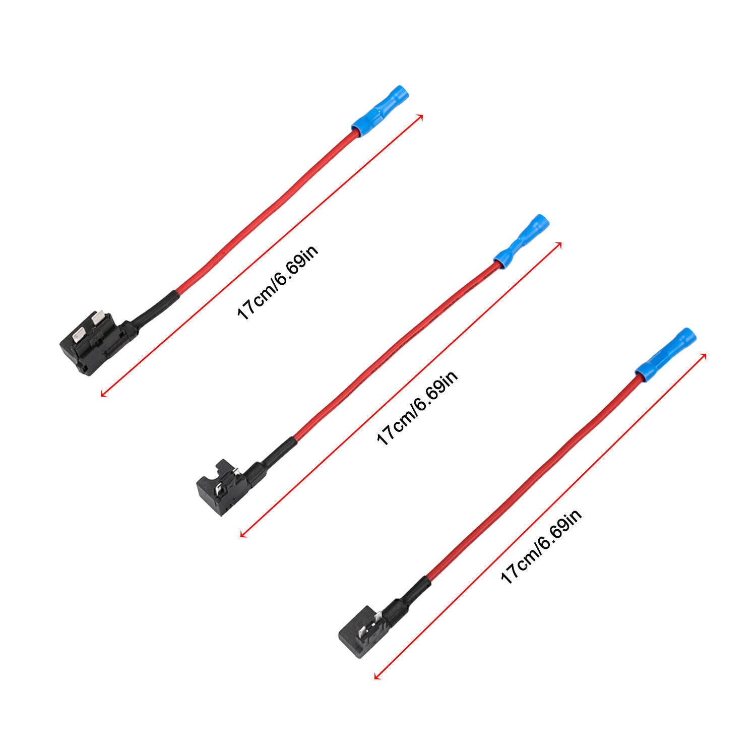 10pcs 12V Car Add-a-Circuit Fuse Adapter w/ Standard Mini TAP Blade Fuse Holder!