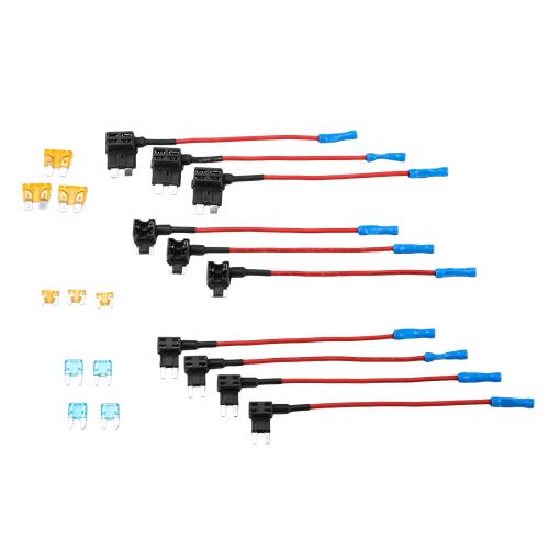 10pcs 12V Car Add-a-Circuit Fuse Adapter w/ Standard Mini TAP Blade Fuse Holder!