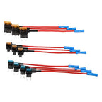 10pcs 12V Car Add-a-Circuit Fuse Adapter w/ Standard Mini TAP Blade Fuse Holder!