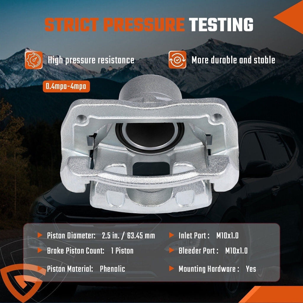 2x Disc Brake Caliper w/ Bracket Front Left & Right for Hyundai Santa Fe 10-12