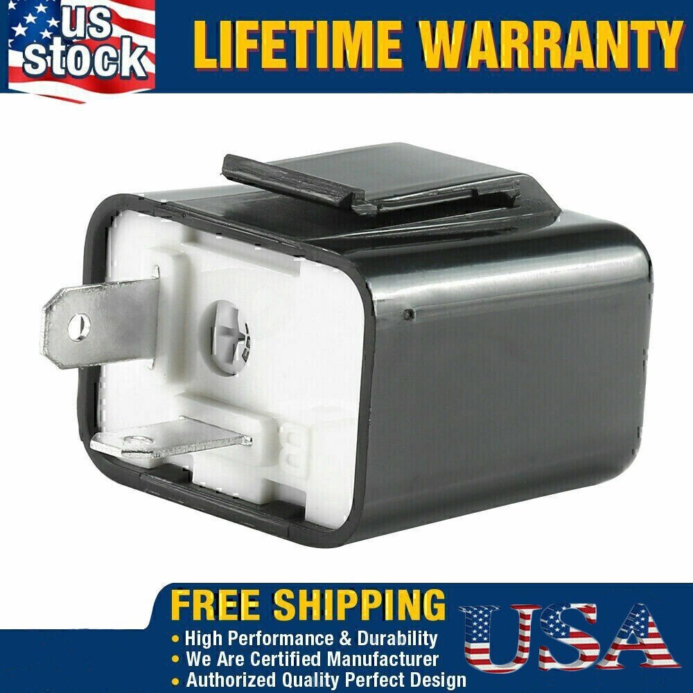2-Pin Adjustable LED Flasher Relay Turn Signal Blinker 12V Light for Motorcycle*