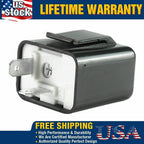 2-Pin Adjustable LED Flasher Relay Turn Signal Blinker 12V Light for Motorcycle*