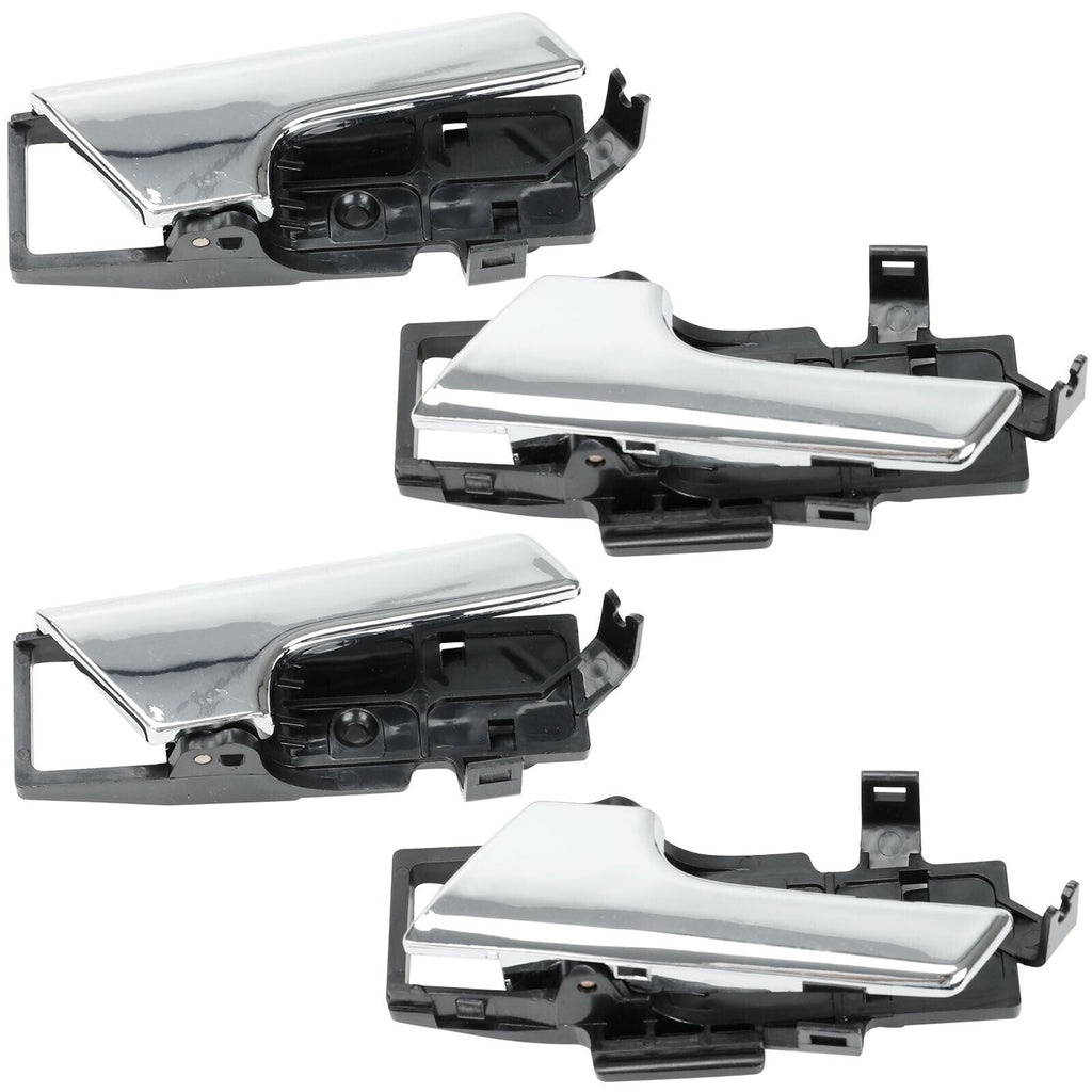 Set of 4 Left + Right Interior Inside Door Handle Chrome for Chevy Aveo G3