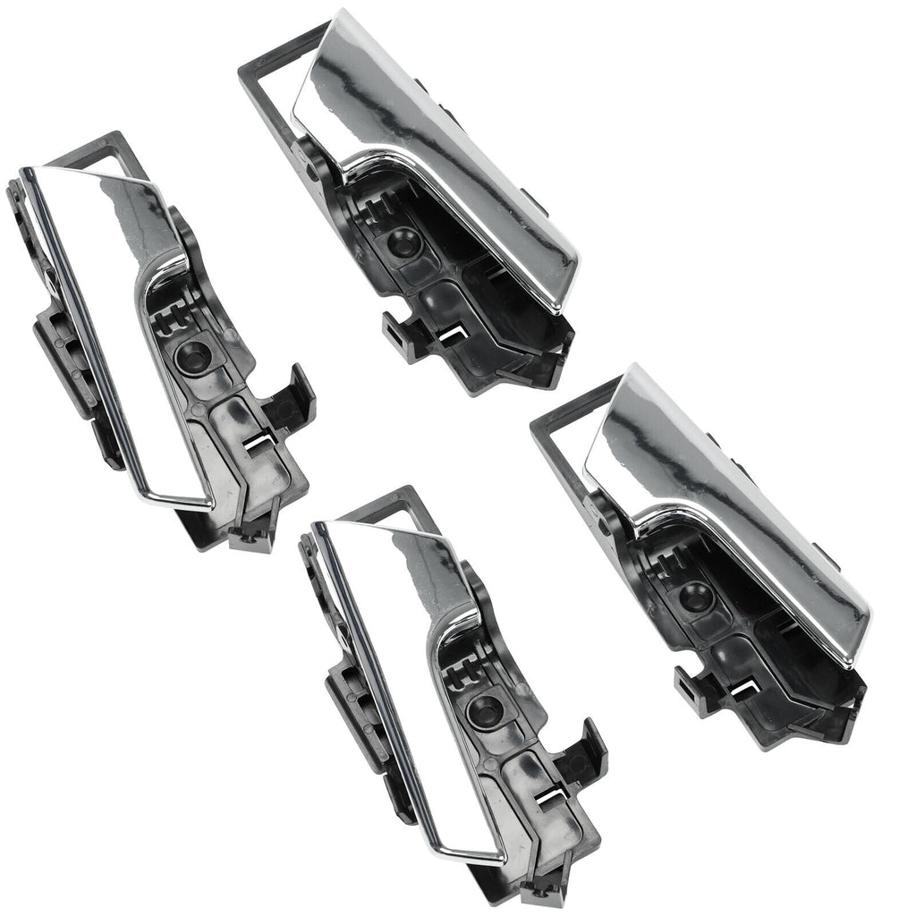 Set of 4 Left + Right Interior Inside Door Handle Chrome for Chevy Aveo G3
