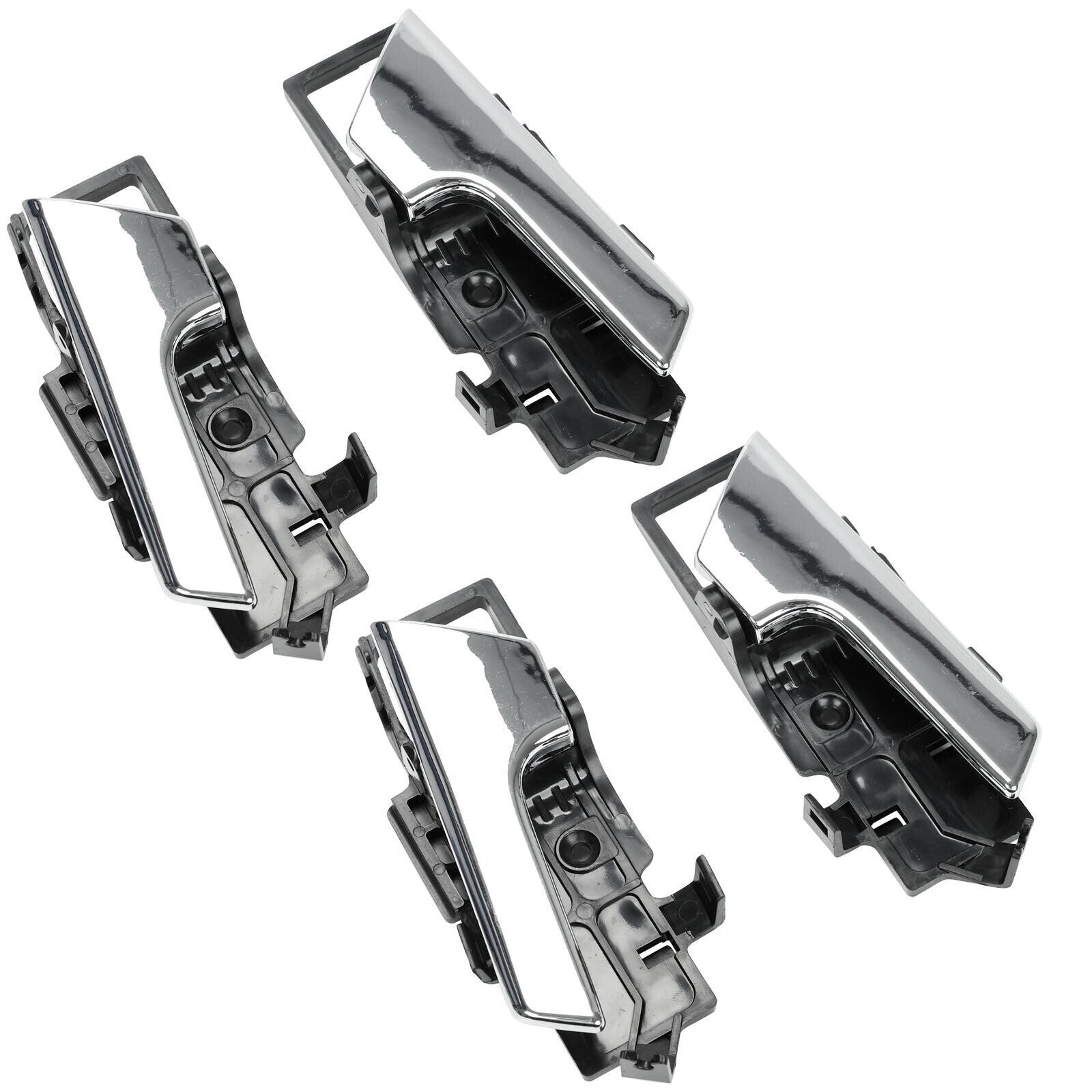 Set of 4 Left + Right Interior Inside Door Handle Chrome for Chevy Aveo G3