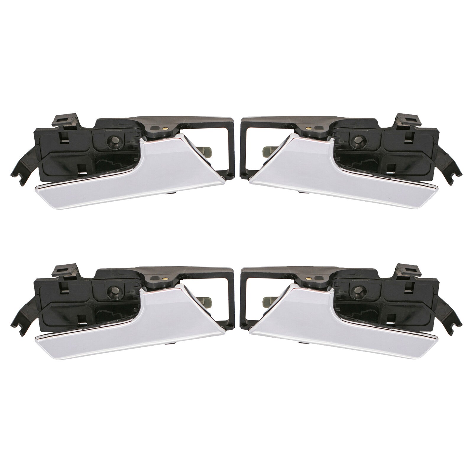Set of 4 Left + Right Interior Inside Door Handle Chrome for Chevy Aveo G3