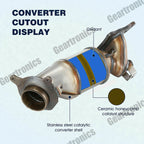 For 2008-12 Honda Accord 2.4L 4CYL Manifold Catalytic Converter Direct-Fit NEW