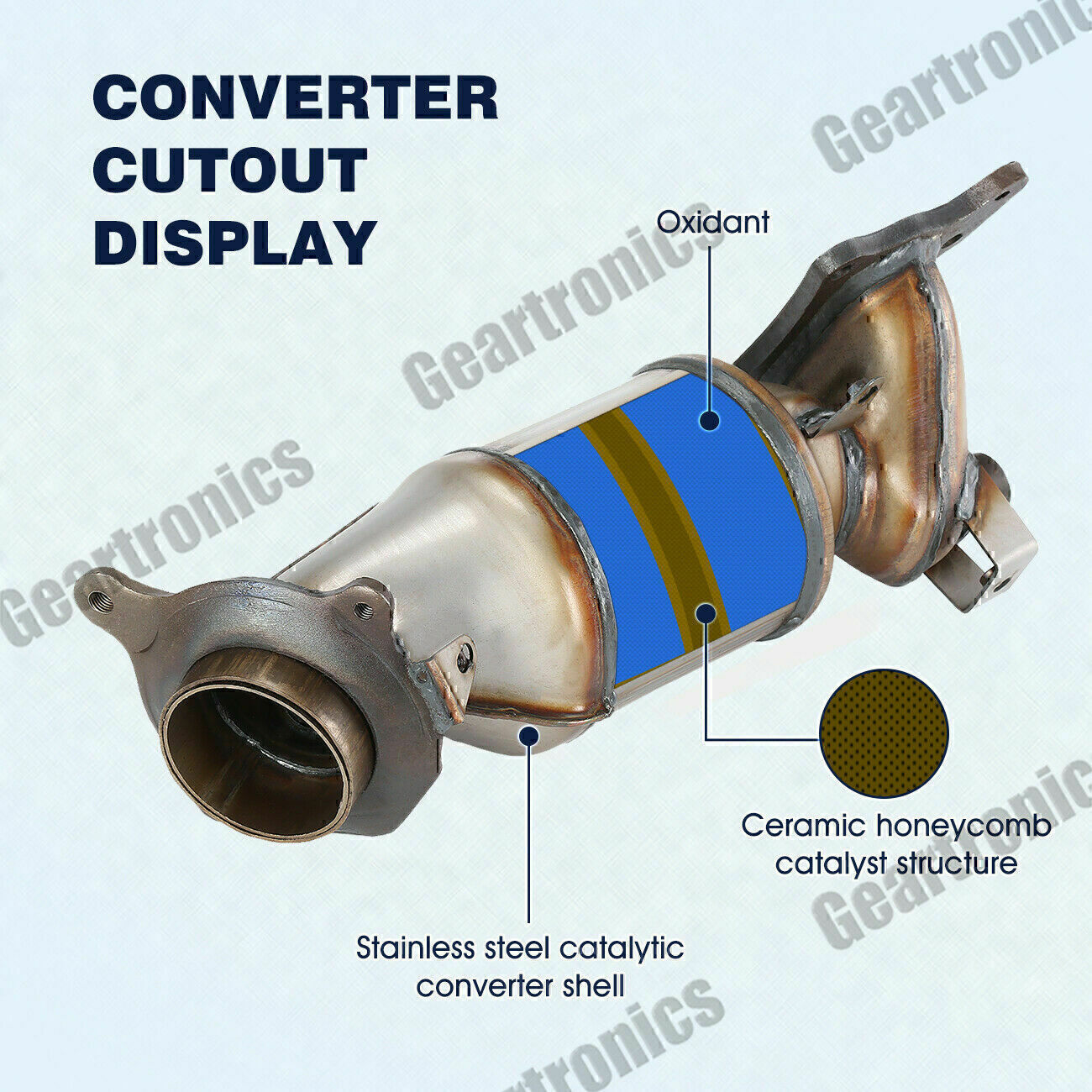 For 2008-12 Honda Accord 2.4L 4CYL Manifold Catalytic Converter Direct-Fit NEW