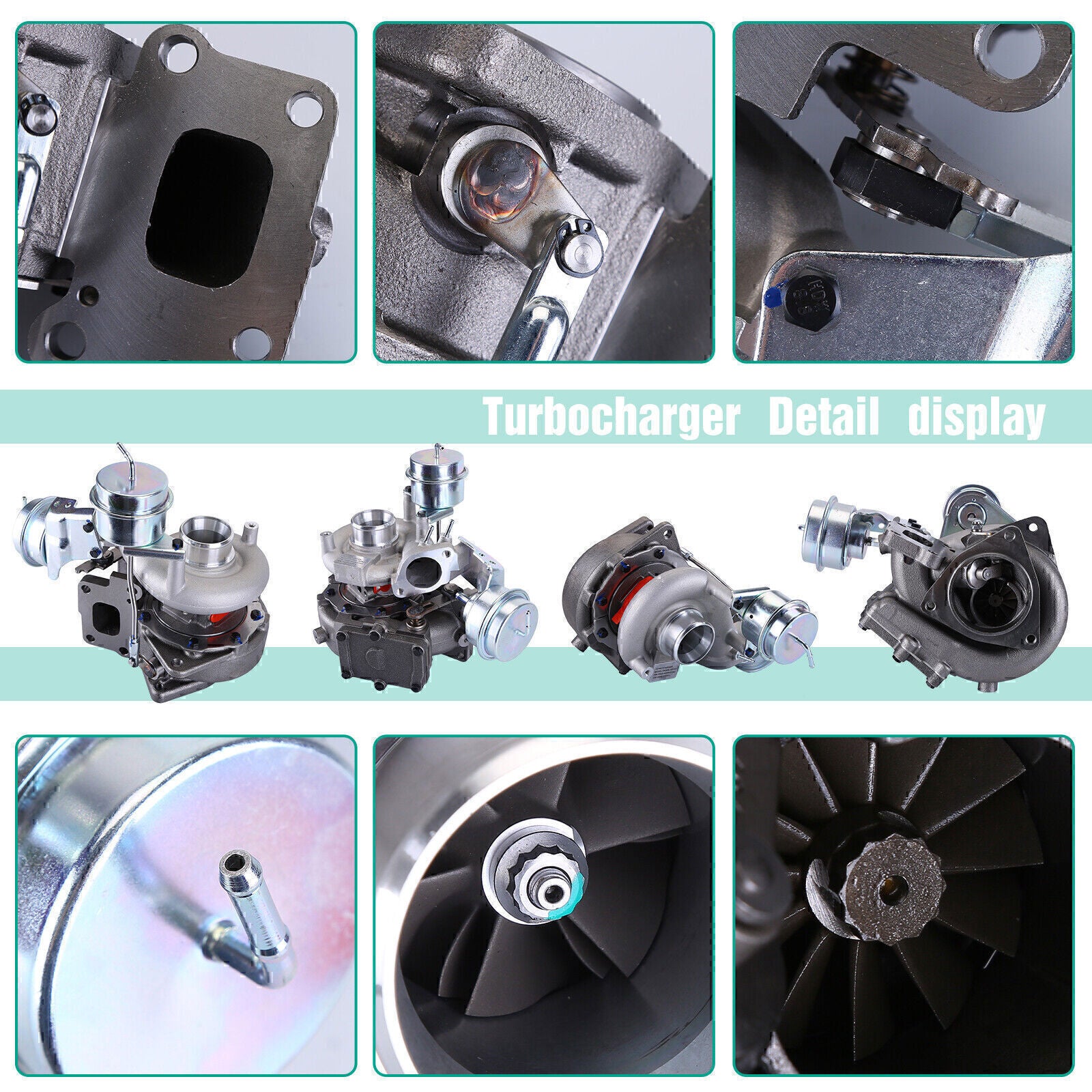TURBOCHARGER TURB TD04HL FOR 2007-2012 ACURA RDX 2.3L 49389-01043 49389-01020 US