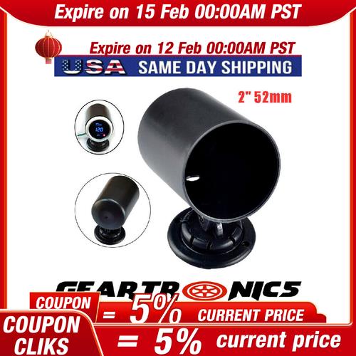 UNIVERSAL 2" 52mm SINGLE GAUGE Holder SWIVEL MOUNT METER POD CUP Direct-Fit