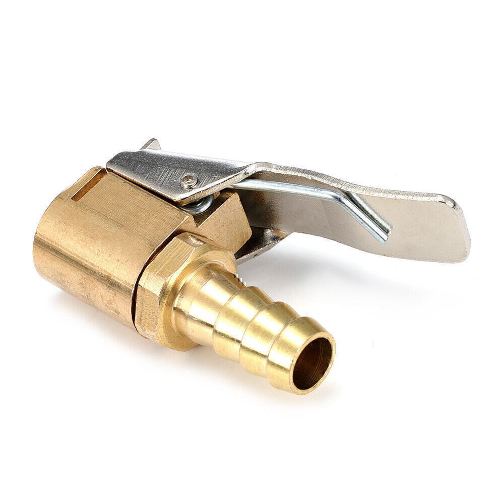 2 pcs Open Flow Straight Lock-On Air Chuck with Clip for Tire Inflator Car Tool