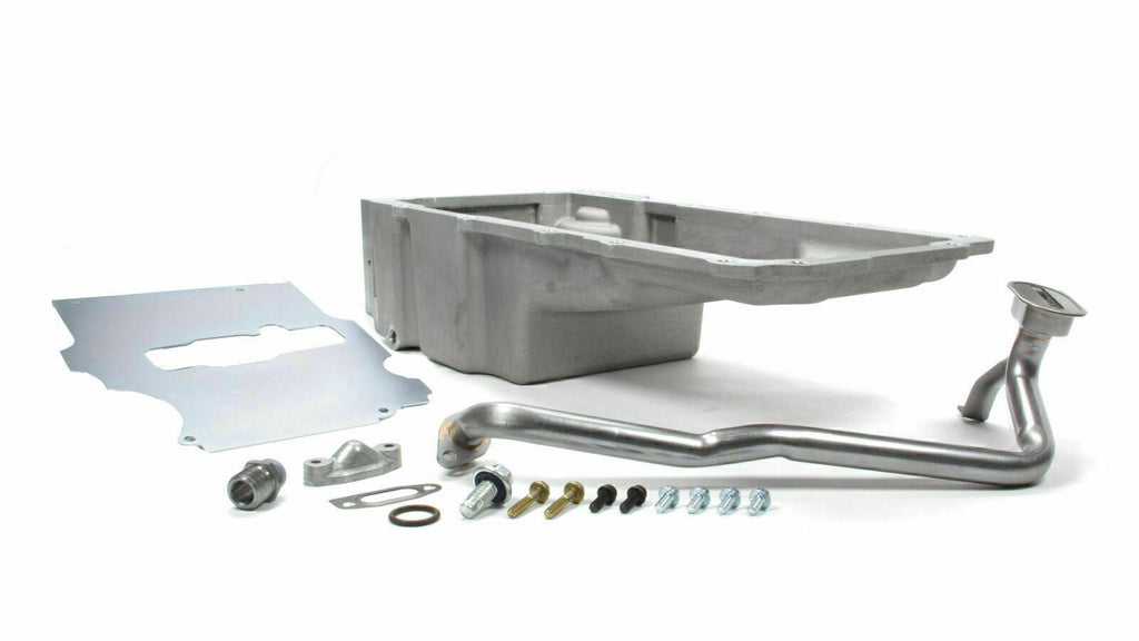 LS Swap Aluminum Oil Pan Retrofit Kit Low Profile For LS1 LS2 LS3 4.8L 5.3 6.0