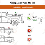 FOR 16-23 TOYOTA TACOMA TRUCK 5FT SHORT BED HARD SOLID TRI-FOLD TONNEAU COVER !