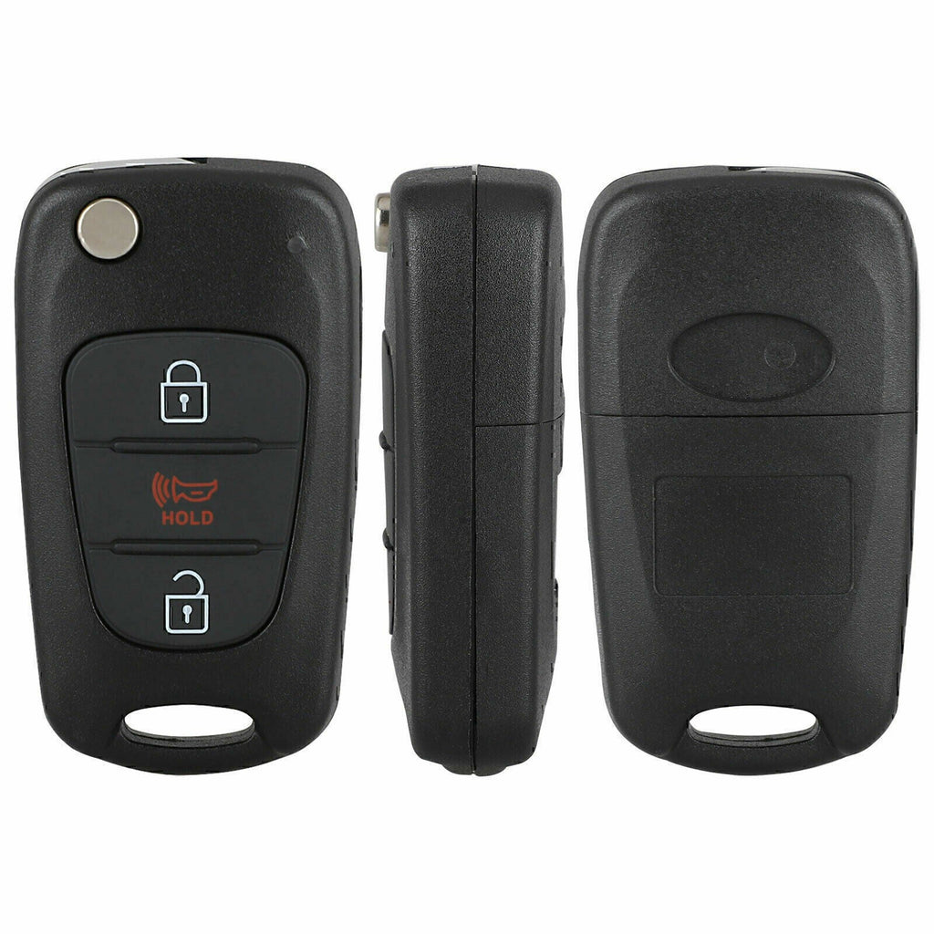 Fits 2012-2014 Kia Rio / 2010-2013 Kia Soul Flip Key Fob Remote Case Shell 2 Se!